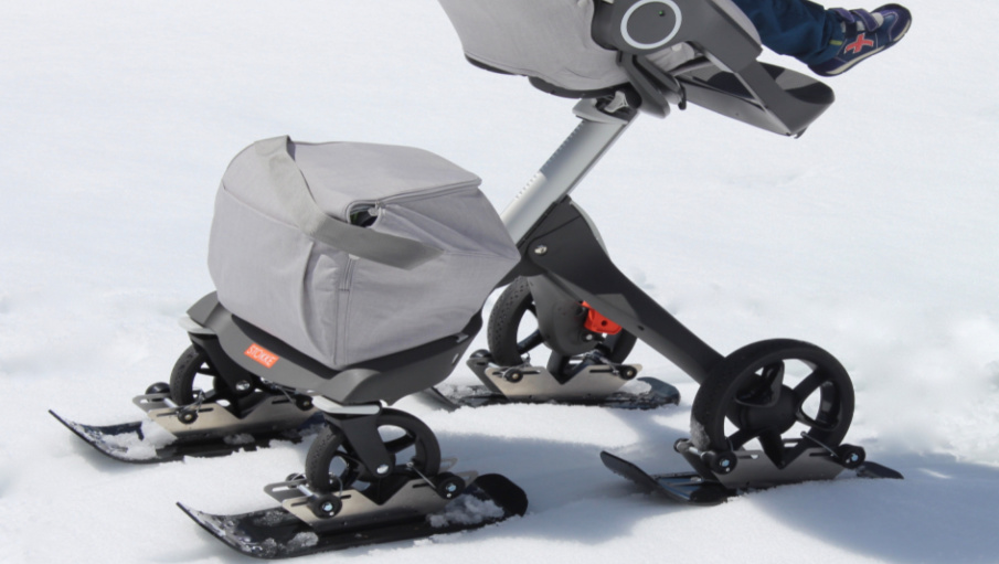 Polar stroller hot sale skis